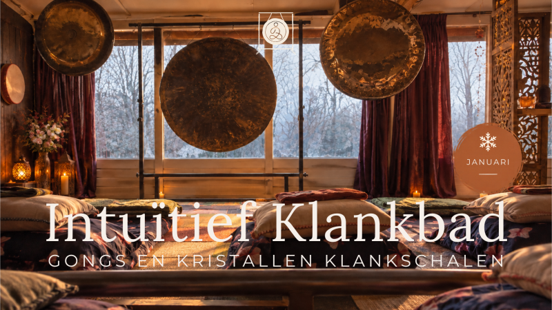 ❄️ Intuïtief Klankbad · Gongs & Kristallen Klankschalen