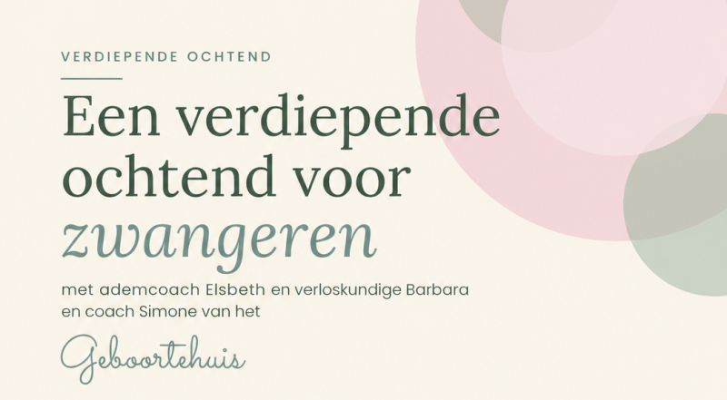 Verdiepende ochtend zwangeren