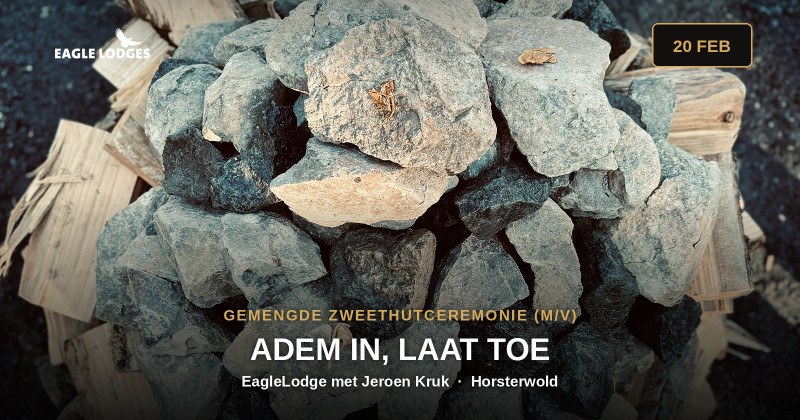 EagleLodge: Zweethutceremonie (gemengd M / V) - Zweethut, 1-Dags retraite, Ritueel