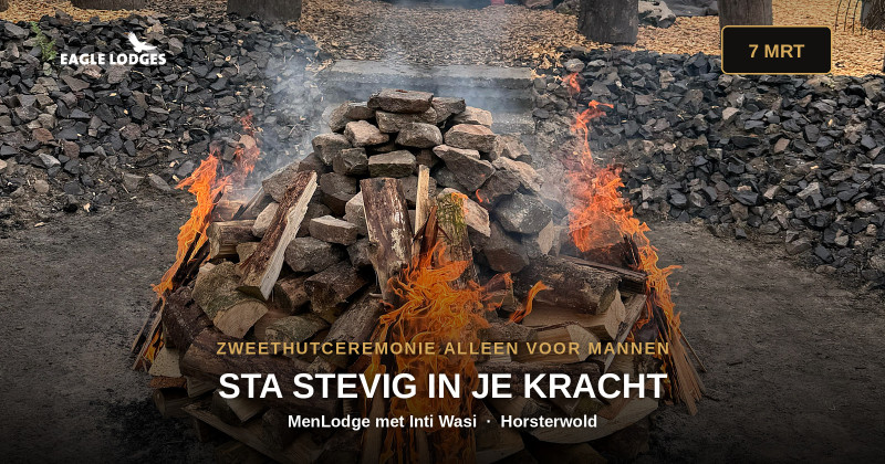 MenLodge: Zweethutceremonie voor Mannen - Zweethut, 1-Dags retraite, Mannencirkels