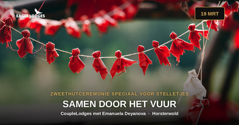 CoupleLodge: Zweethutceremonie voor Koppels - Zweethut, 1-Dags retraite, Relaties