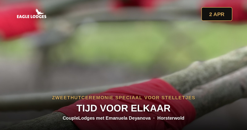 CoupleLodge: Zweethutceremonie voor Koppels - Zweethut, 1-Dags retraite, Relaties
