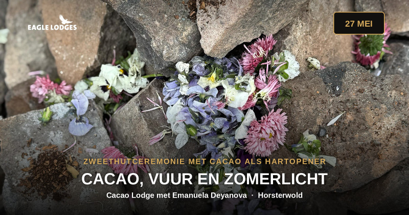 Cacao Lodge: Zweethutceremonie voorafgegaan door Cacao (gemengd M / V) - Zweethut, 1-Dags retraite, Cacao ceremonie