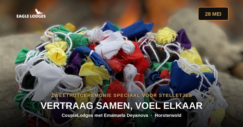 CoupleLodge: Zweethutceremonie voor Koppels - Zweethut, 1-Dags retraite, Relaties
