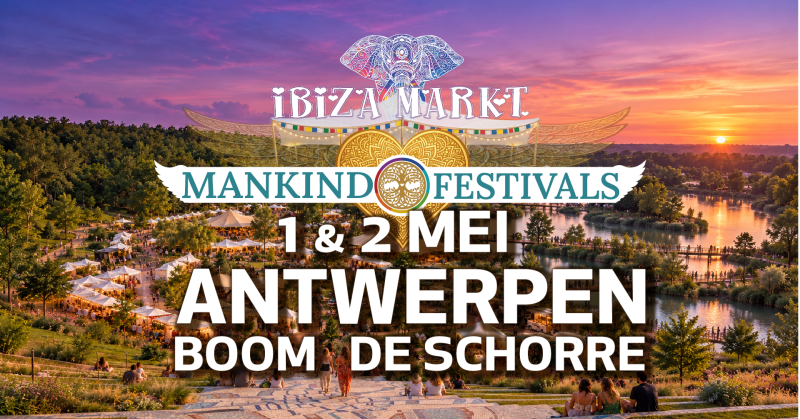 Mankind Festival Market Boom De Schorre Antwerpen 1 & 2 mei