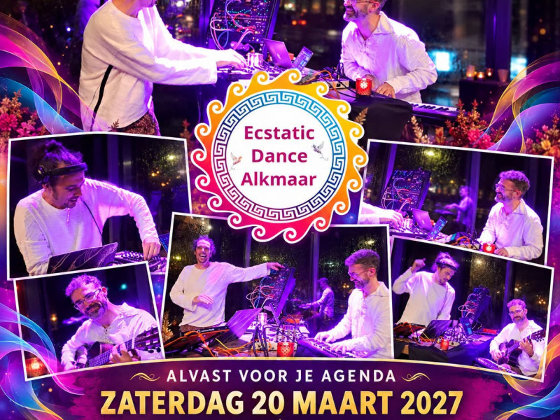 DJ Martyn Zij  en Muzikant Jelle Wierda Live Ecstatic Music Creatie