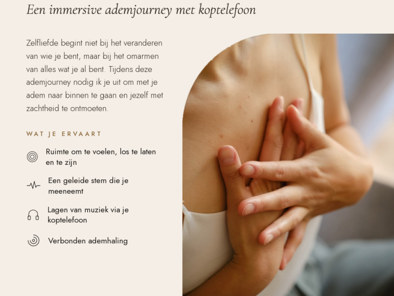 Zelfliefde | Immersive ademjourney met koptelefoon