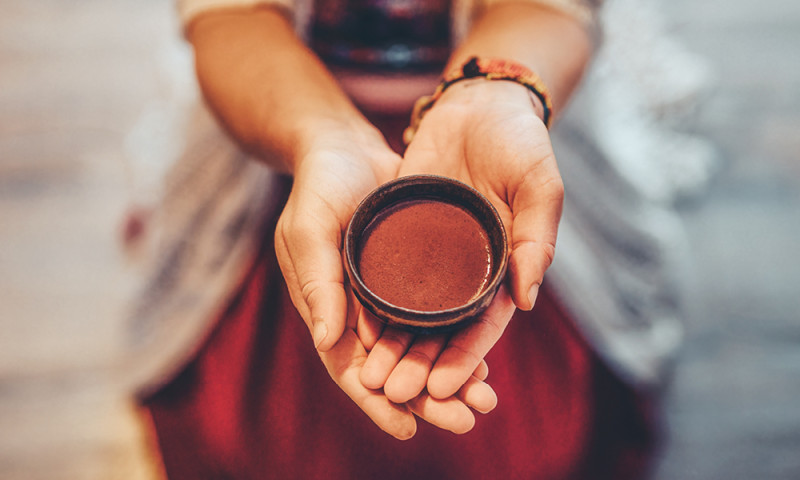 Cacao ceremonie en Yin Yoga - Cacao ceremonie, Yoga
