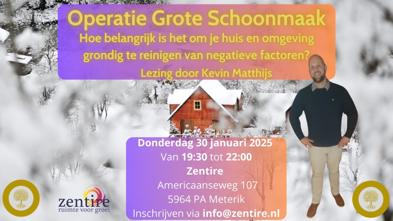 Lezing "Operatie Grote Schoonmaak"