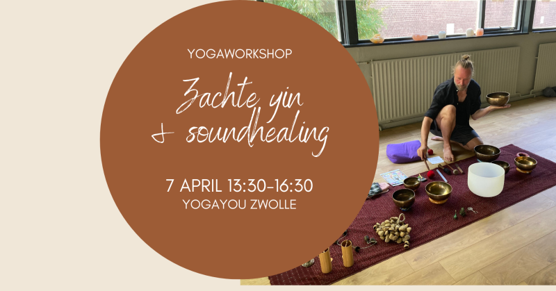 Zachte Yin & Soundhealing € 37.50