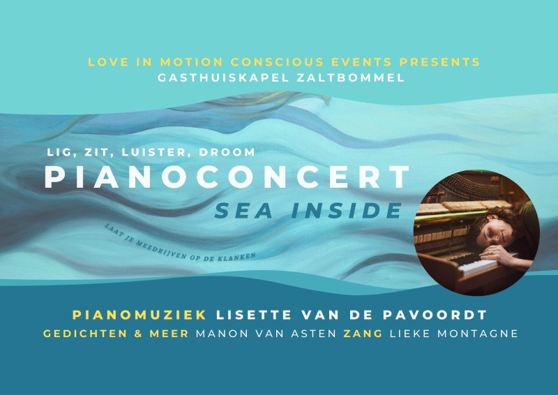 Pianoconcert Lisette van de Pavoordt 'Sea Inside'