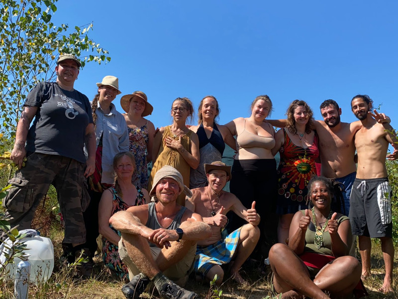Full circle sweatlodge retreat - Zweethut, Klankreis-Soundbath, Mini retraite in de natuur