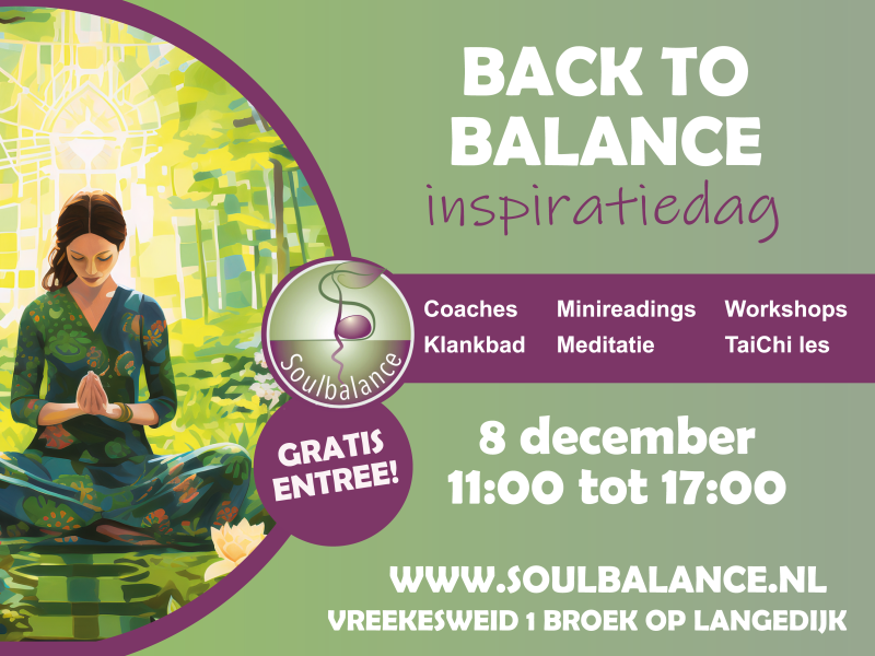 Back to Balance Inspiratiedag
