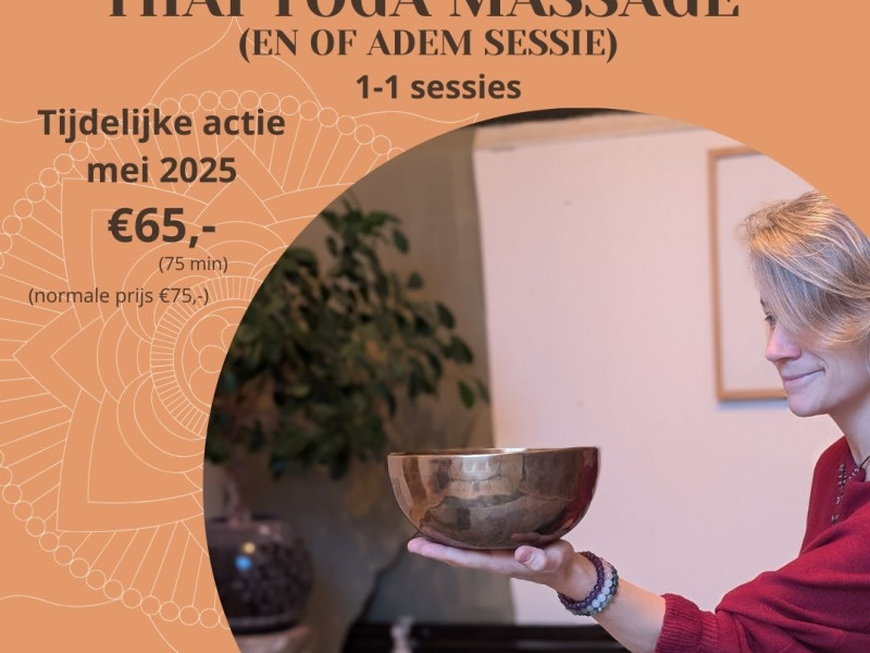 Thai yoga massage en of adem 1-1 sessies