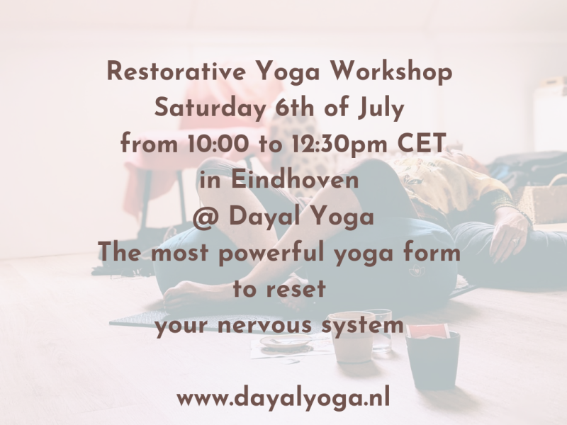 Restorative Yoga Workshop - Yoga, Santé, Relaxation