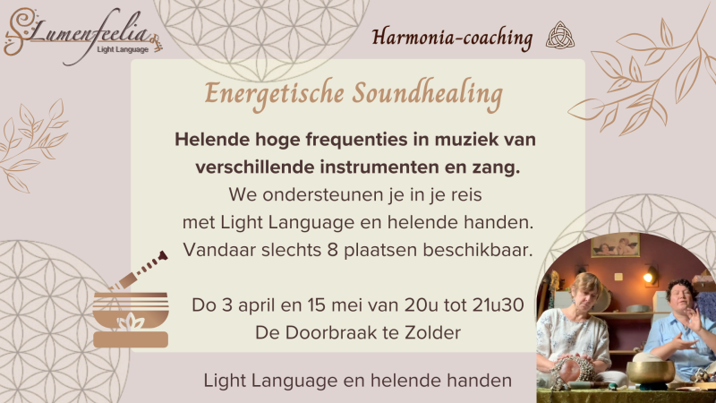Energetische soundhealing met Light Language