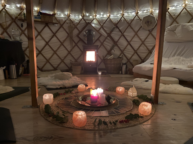 Lente equinox ceremoniedag in Yurt - Cérémonie de cacao, Voyage sonore-bain sonore, Équinoxe/Solstice