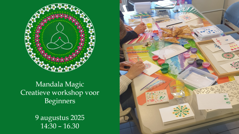 Mandala Magic – Creatieve Workshop voor Beginners - Creativiteit, Meditatie, Ontspanning