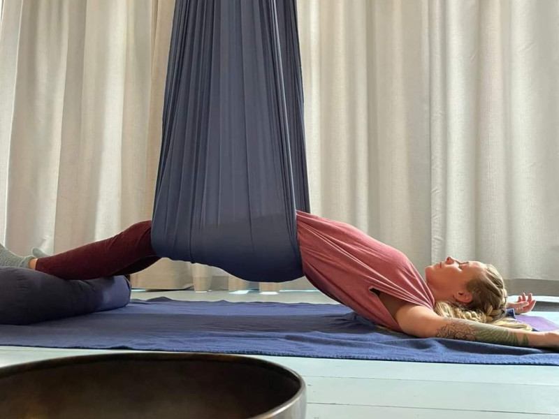Hangmat yoga & Klankbad  - Soundhealing, Yoga, Klankreis