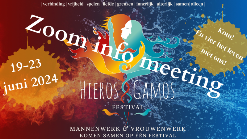 Hieros Gamos Festival info meeting via Zoom 20 april