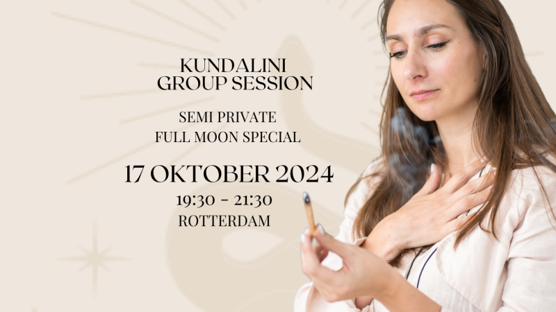 Kundalini NRGY semi private - 17 oktober 2024 - Kundalini, Kundalini Activatie, Healing
