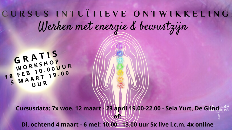 Gratis workshop Intuïtieve Ontwikkeling: Energie & Bewustzijn