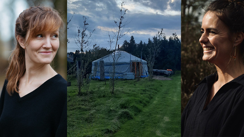 Ademcirkel in yurt
