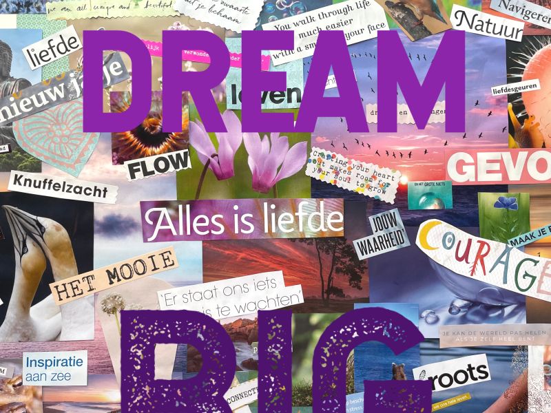 Dream BIG workshop vision board maken