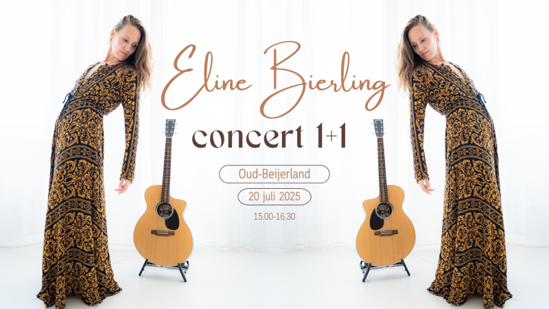 Eline Bierling 1+1 Luisterconcert Oud-Beijerland - Musique live, Performance, Soirée musicale