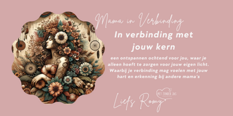 Mama in verbinding cirkel ochtend