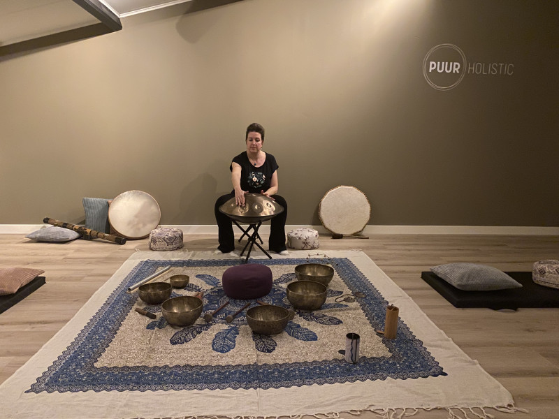 Klankconcert bij studio Puur Holistic 