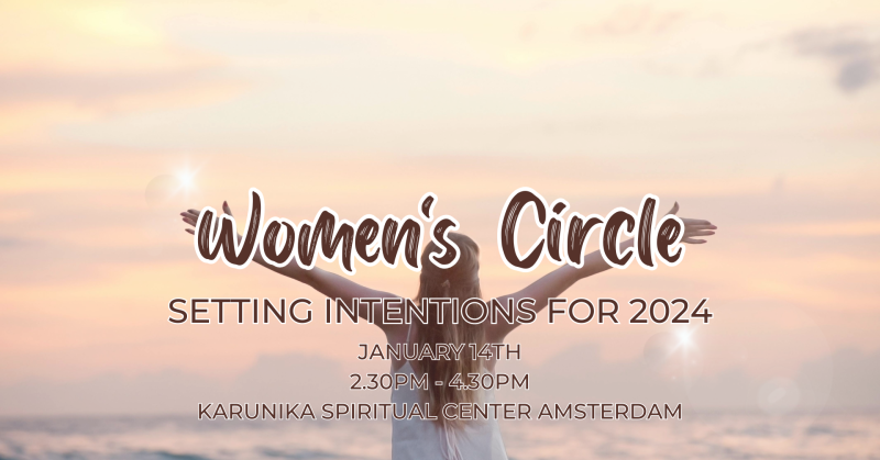 Women's Circle - Setting intentions for the new year - Círculos de mujeres, Sanación