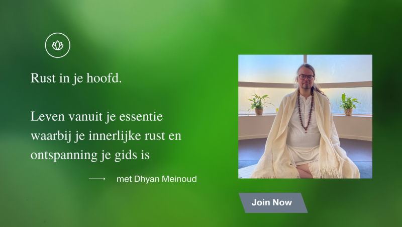 Rust in je hoofd -  mei 2022 - Cursus - Meditatie