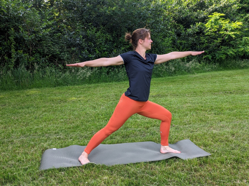 Yoga in het park