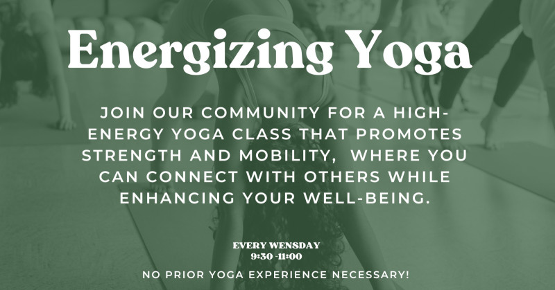 Energizing Yoga - Community Class - Yoga, Ademwerk