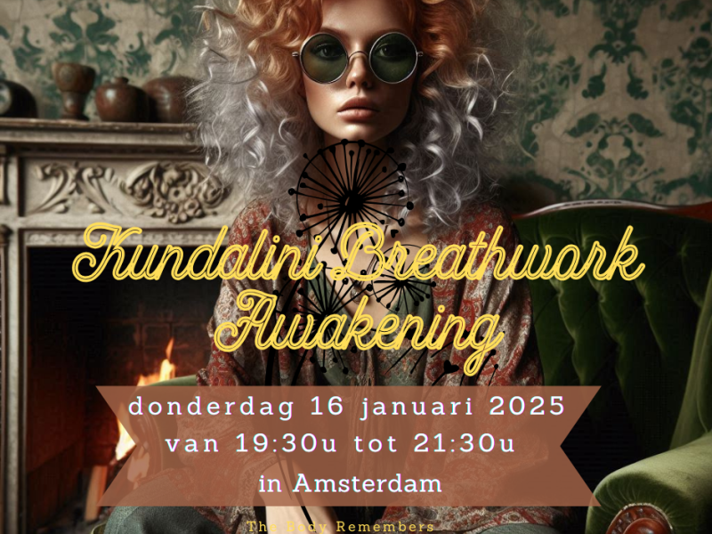 Kundalini Breathwork Awakening Optioneel Microdosing Truffels&Cacao - Ademcirkel, Energiewerk, Kundalini