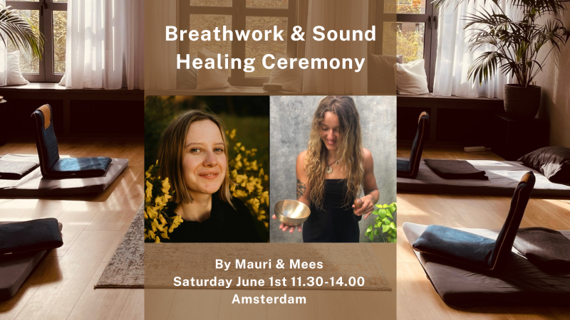Breathwork & Sound healing ceremony  - Círculo de respiración, Viaje sonoro-baño de sonido, Sanación sonora