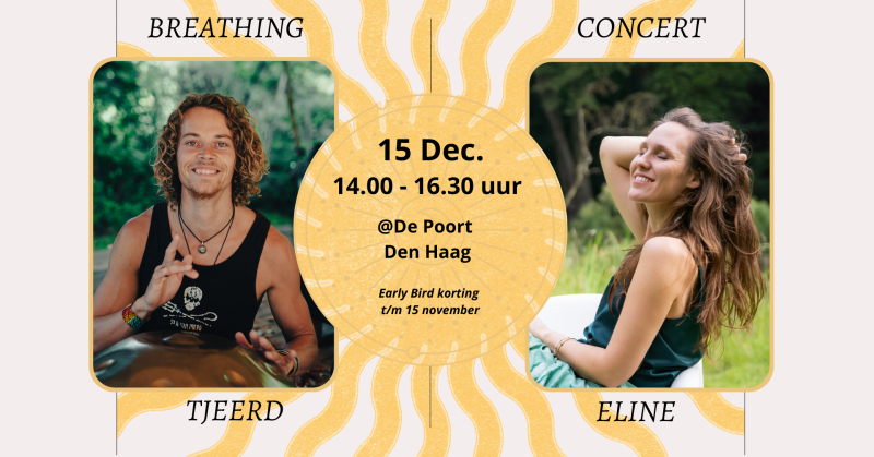 Ademconcert met Tjeerd Buis & Eline Bierling - Concert allongé, Voyage sonore, Breathwork