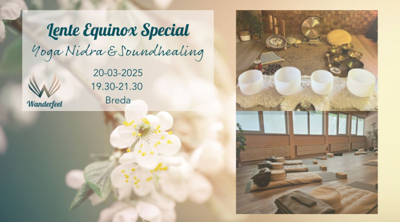 Lente Equinox Special: Yoga Nidra & Soundhealing  - Yoga Nidra, Soundhealing, Equinox/Zonnewende