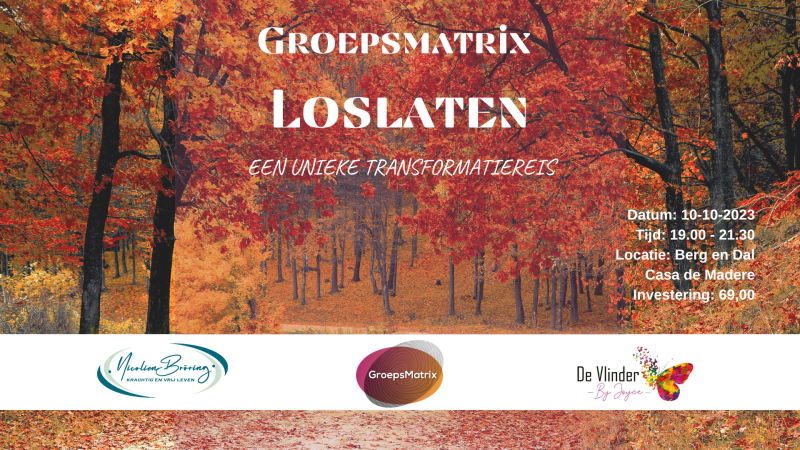 GroepsMatrix: "Loslaten"; Een unieke transformatiereis