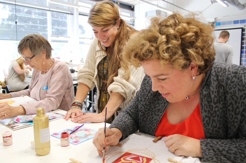Chakra Schilderen op Textiel - In balans met helende symbolen