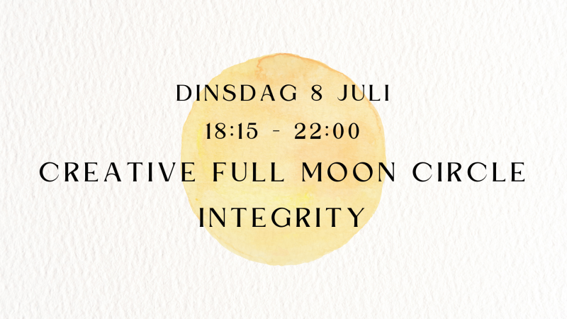 Creative Full Moon Circle | Volle Maan Cirkel - Creativiteit, Meditatie, Overige Workshops