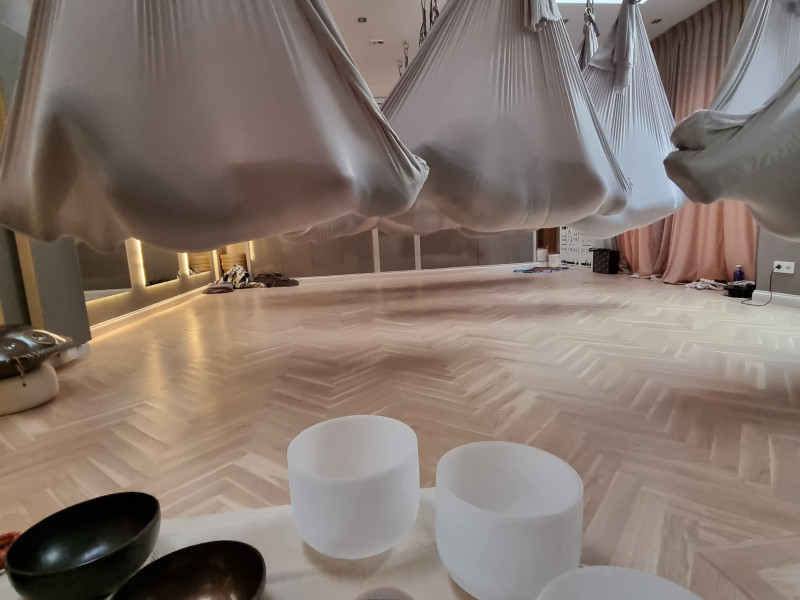 Klankbad in een hangmat 🌼 Den Haag - Ontspanning, Soundhealing, Klankreis-Soundbath