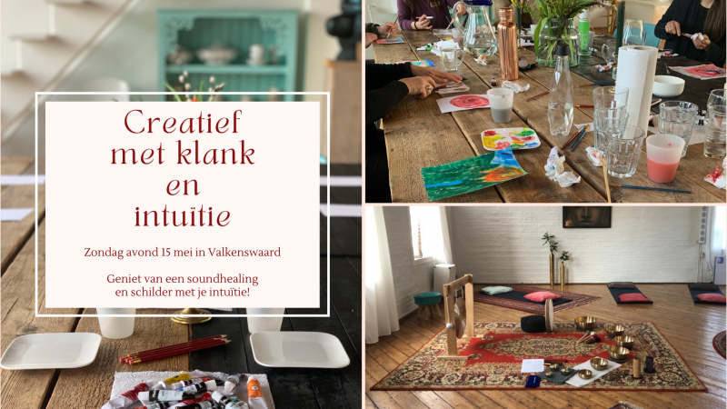 Intuïtief Schilderen & Soundhealing - Creativiteit, Energiewerk, Klankschalen