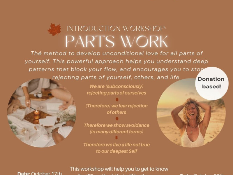 Parts Work~how to love all parts of yourself~ online intro workshop