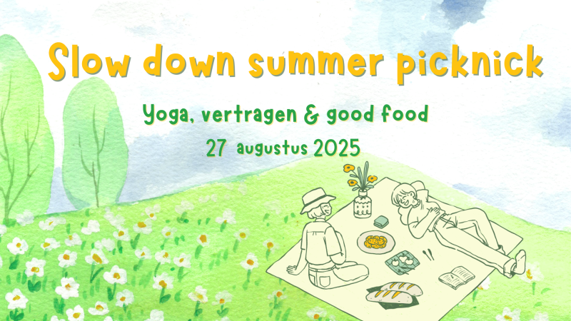 Slow down summer Picknick - Voeding, Natuur, Yoga