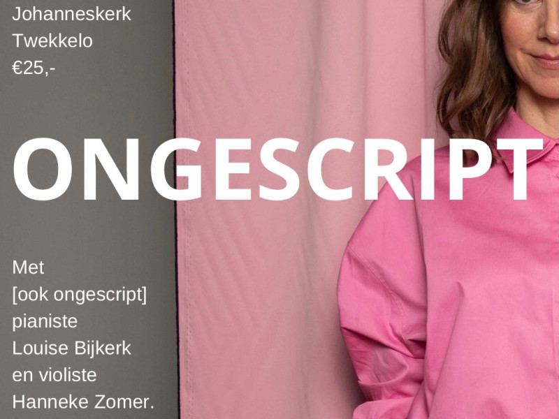 Ongescript met Live viool en Piano - Música en vivo, Conexión, Otros talleres