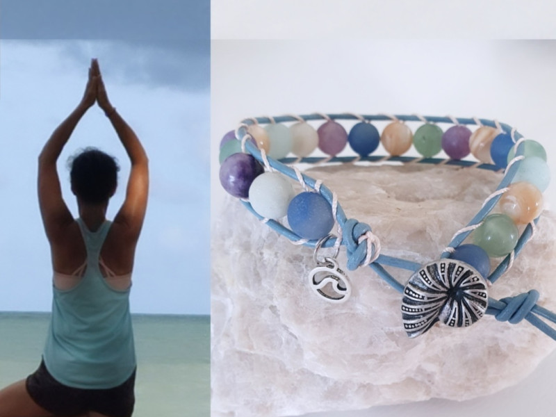 Edelsteenarmband maken & Strandyoga 🌊  - Yoga, Creativiteit, Overige Workshops