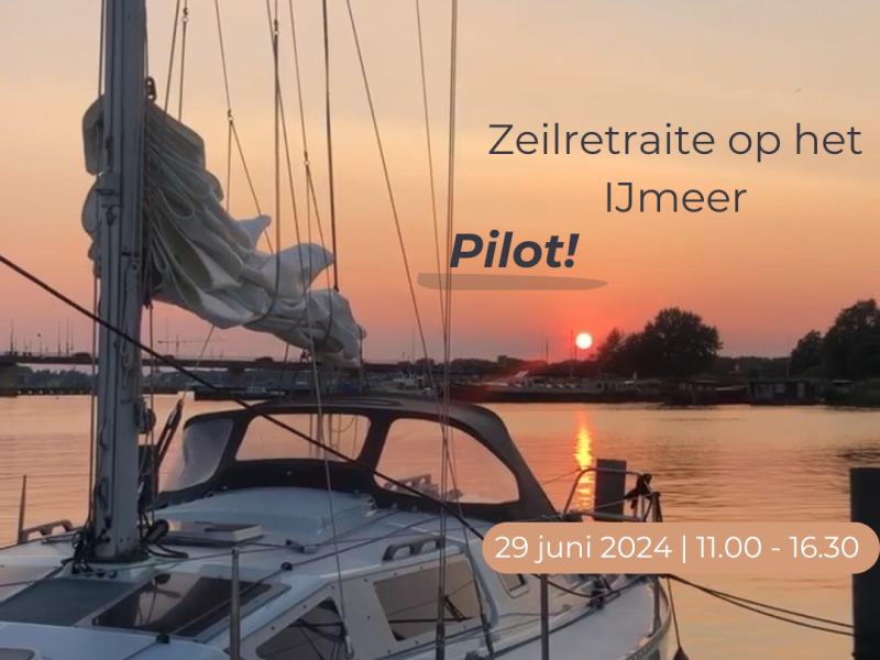 Zeilend naar ontspanning: Zeilretraite op het IJmeer - Retiro de 1 día, Mini retiro en la naturaleza, Otros talleres