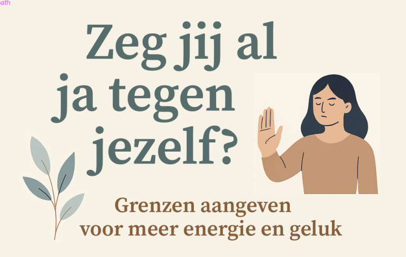 Grenzen aangeven voor meer energie en geluk